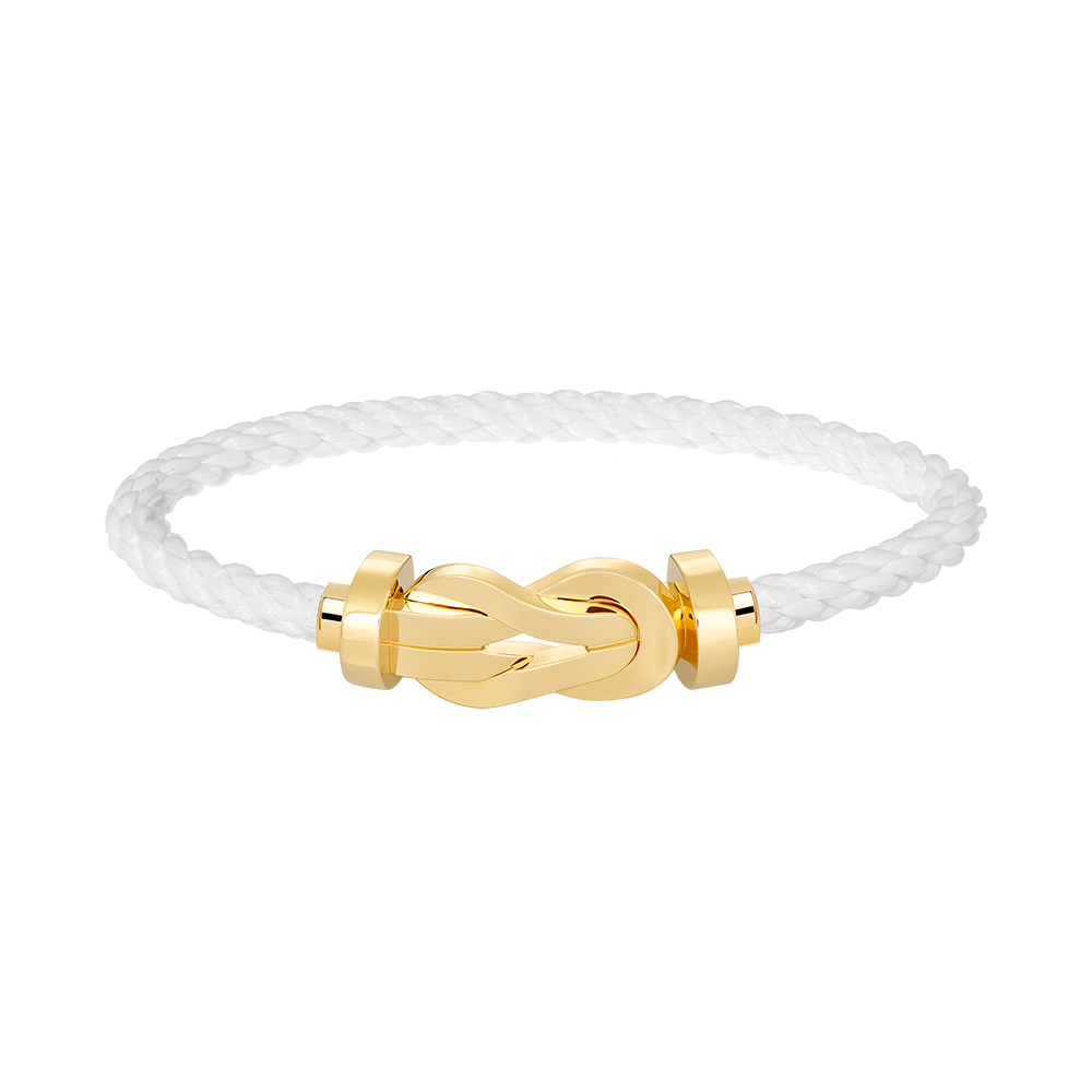 [Max Jewelry ]CHANCE LARGE 8 FIGURE BUCKLE NO DIAMOND BRACELET GOLD
