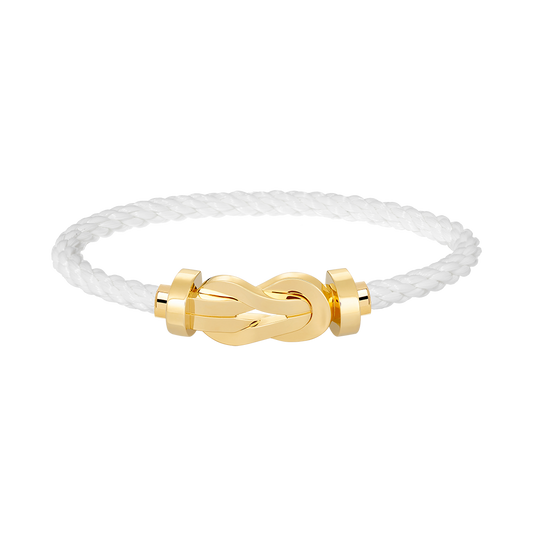 [Max Jewelry ]CHANCE LARGE 8 FIGURE BUCKLE NO DIAMOND BRACELET GOLD