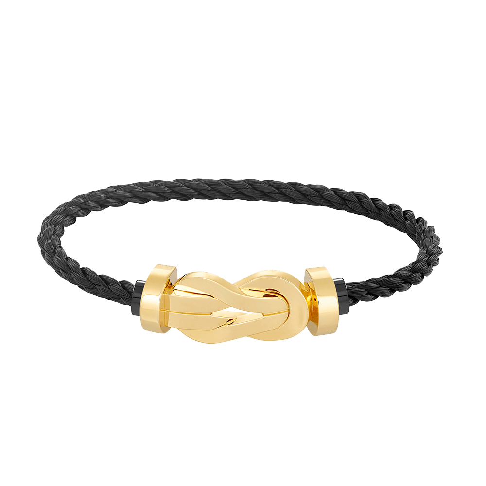 [Max Jewelry ]CHANCE LARGE 8 FIGURE BUCKLE NO DIAMOND BRACELET GOLD