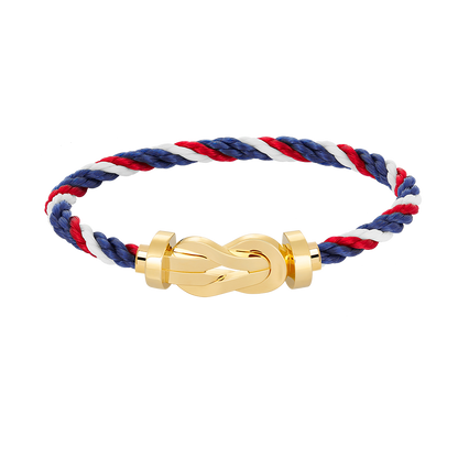 [Max Jewelry ]CHANCE LARGE 8 FIGURE BUCKLE NO DIAMOND BRACELET GOLD