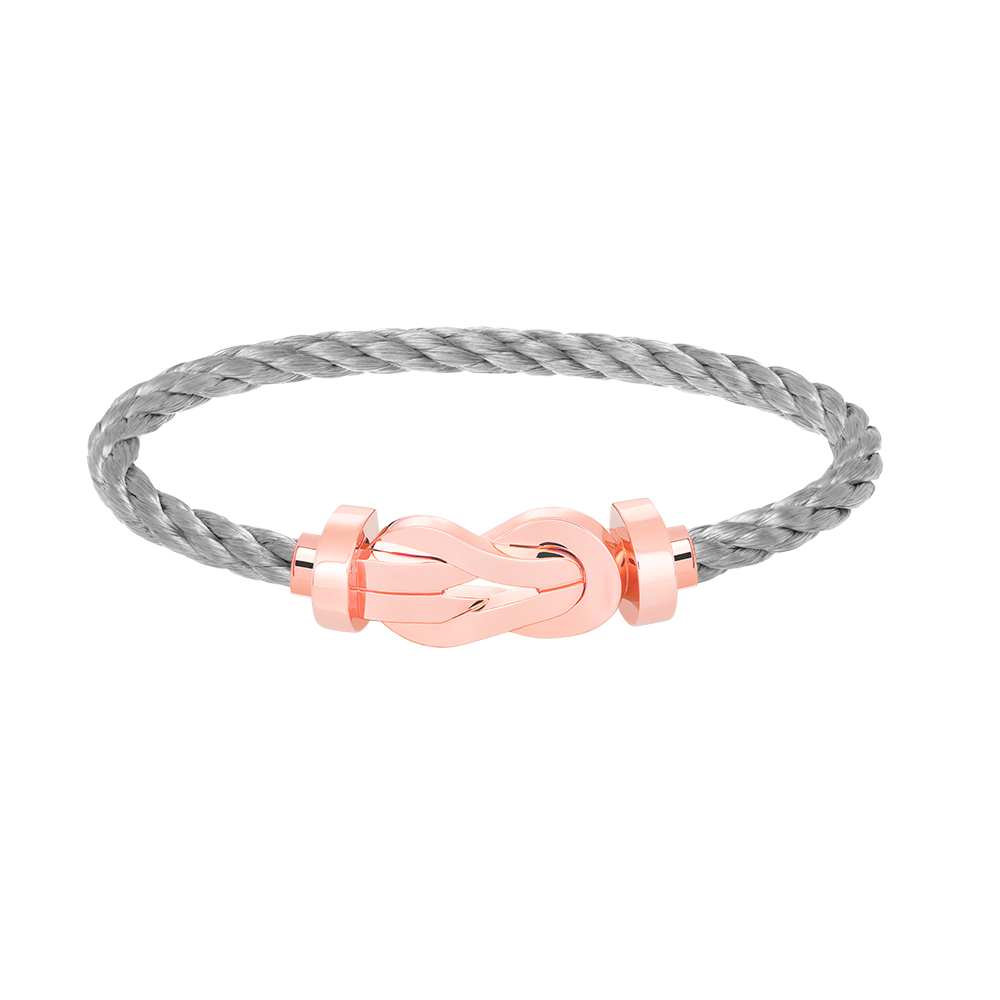 [Max Jewelry ]CHANCE LARGE 8 FIGURE BUCKLE NO DIAMOND BRACELET ROSE GOLD