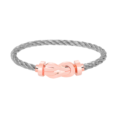 [Max Jewelry ]CHANCE LARGE 8 FIGURE BUCKLE NO DIAMOND BRACELET ROSE GOLD