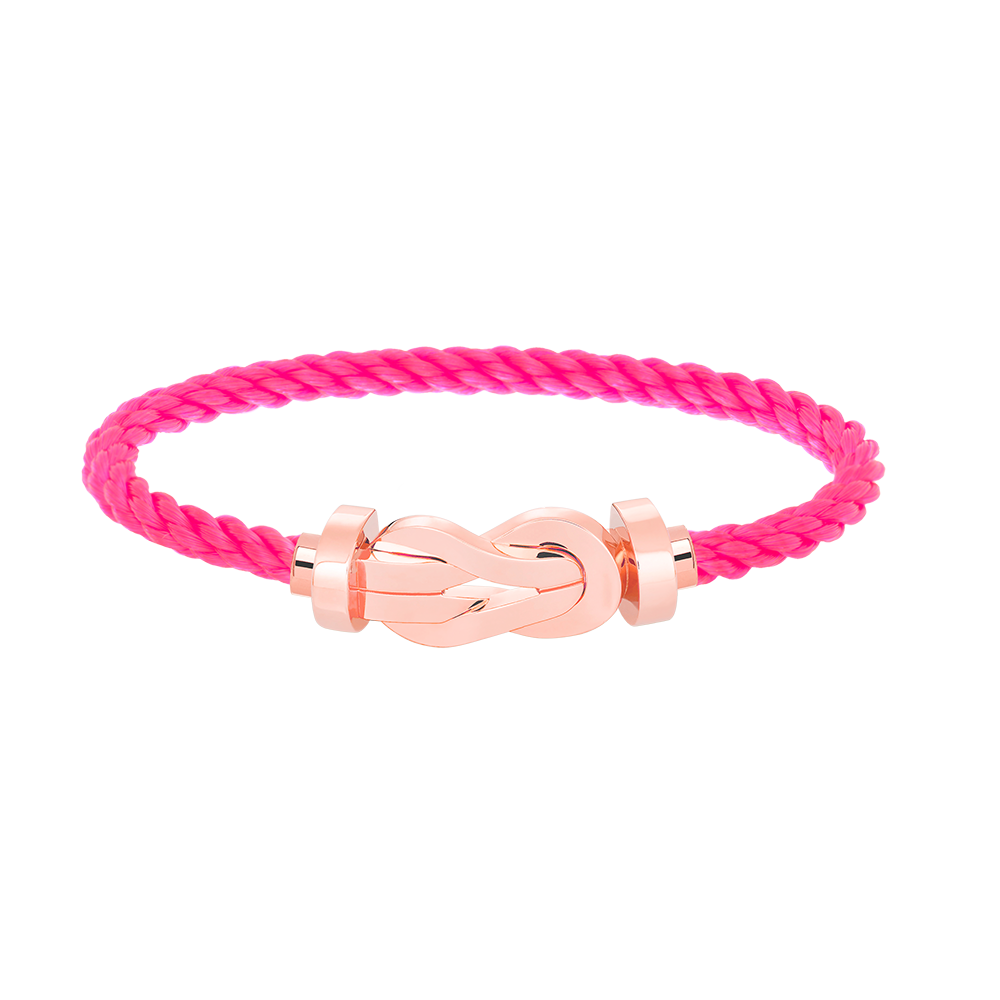 [Max Jewelry ]CHANCE LARGE 8 FIGURE BUCKLE NO DIAMOND BRACELET ROSE GOLD