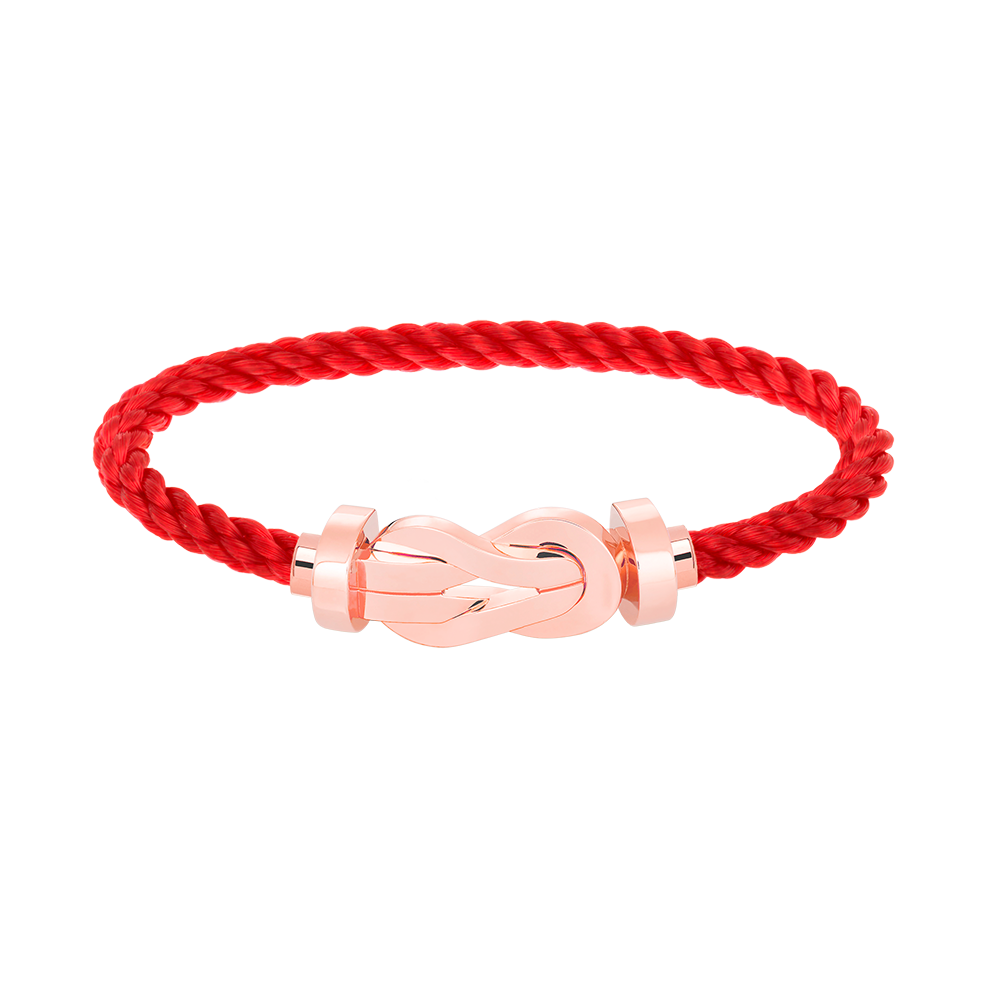 [Max Jewelry ]CHANCE LARGE 8 FIGURE BUCKLE NO DIAMOND BRACELET ROSE GOLD