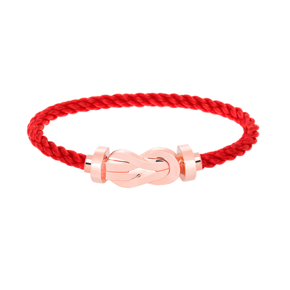 [Max Jewelry ]CHANCE LARGE 8 FIGURE BUCKLE NO DIAMOND BRACELET ROSE GOLD