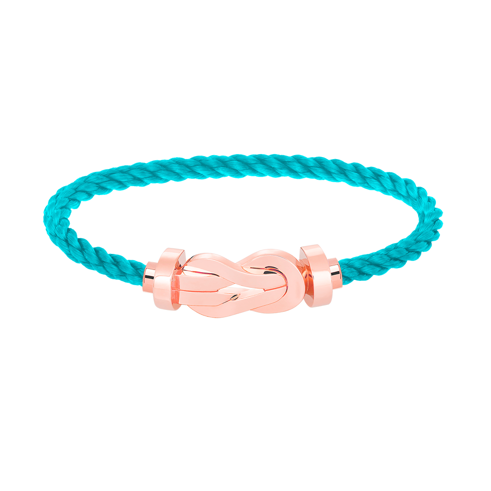 [Max Jewelry ]CHANCE LARGE 8 FIGURE BUCKLE NO DIAMOND BRACELET ROSE GOLD