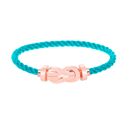 [Max Jewelry ]CHANCE LARGE 8 FIGURE BUCKLE NO DIAMOND BRACELET ROSE GOLD