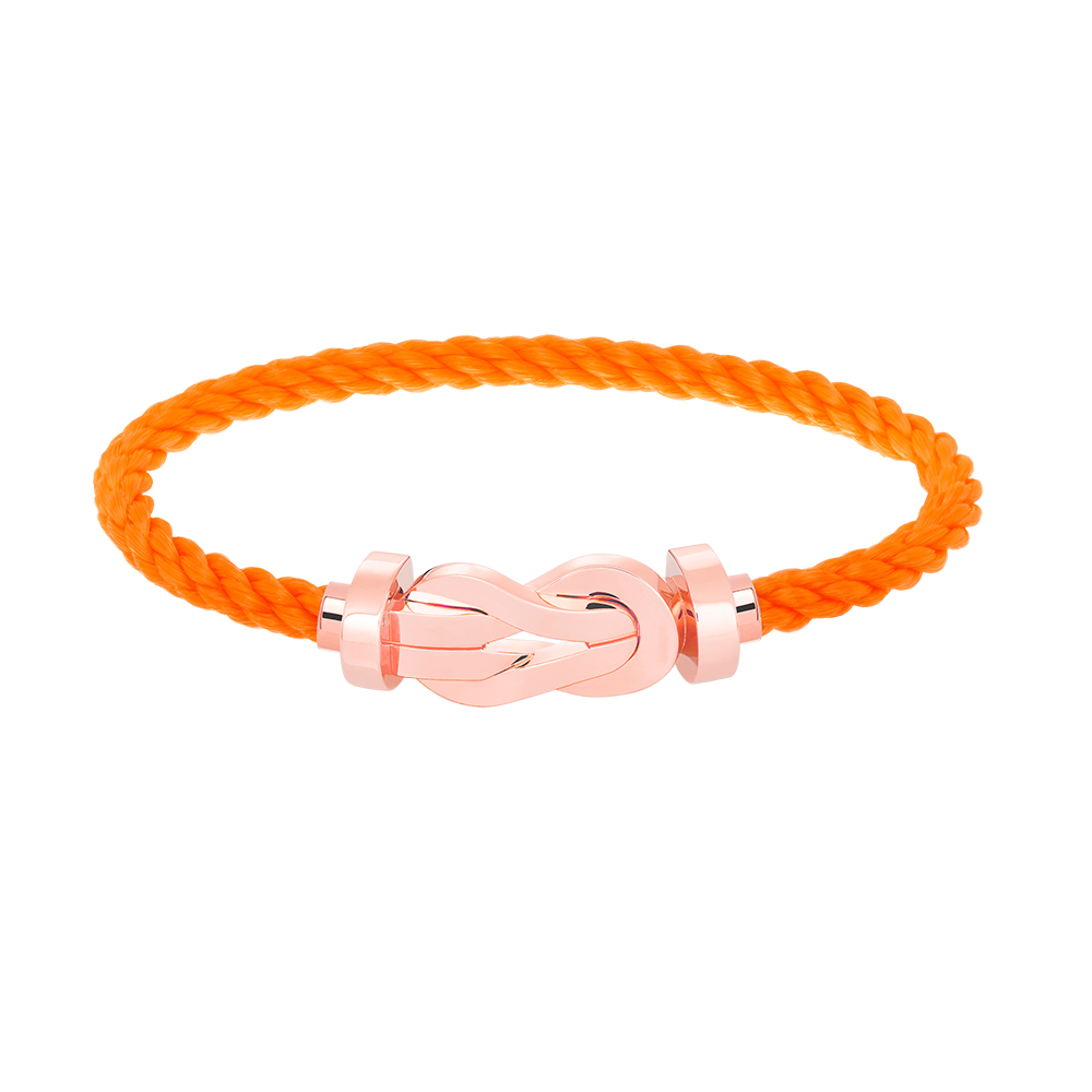 [Max Jewelry ]CHANCE LARGE 8 FIGURE BUCKLE NO DIAMOND BRACELET ROSE GOLD