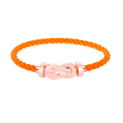 [Max Jewelry ]CHANCE LARGE 8 FIGURE BUCKLE NO DIAMOND BRACELET ROSE GOLD