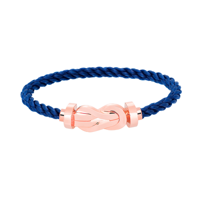 [Max Jewelry ]CHANCE LARGE 8 FIGURE BUCKLE NO DIAMOND BRACELET ROSE GOLD