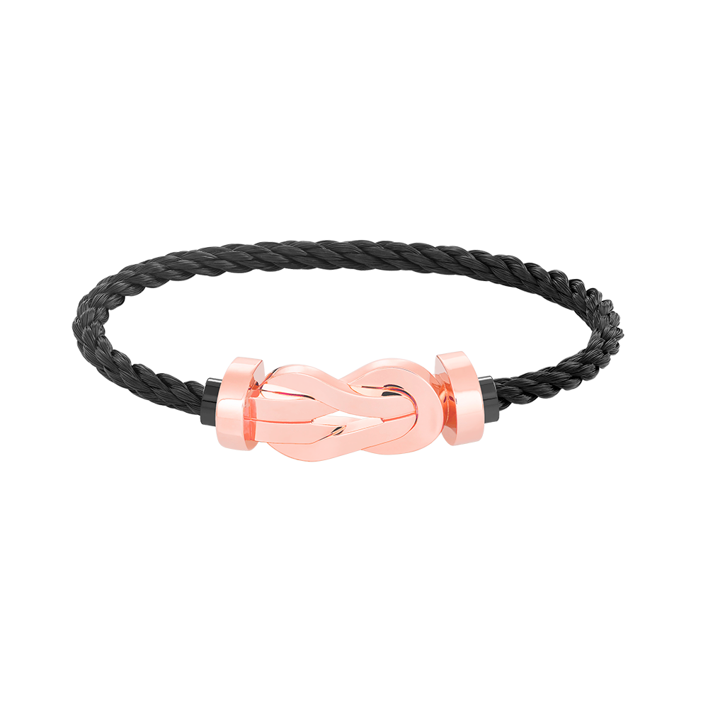 [Max Jewelry ]CHANCE LARGE 8 FIGURE BUCKLE NO DIAMOND BRACELET ROSE GOLD