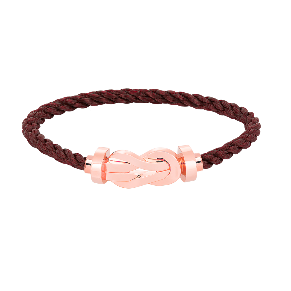 [Max Jewelry ]CHANCE LARGE 8 FIGURE BUCKLE NO DIAMOND BRACELET ROSE GOLD