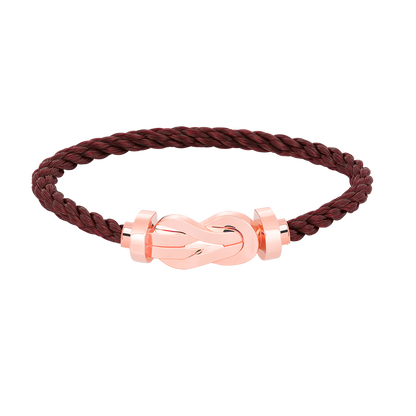 [Max Jewelry ]CHANCE LARGE 8 FIGURE BUCKLE NO DIAMOND BRACELET ROSE GOLD