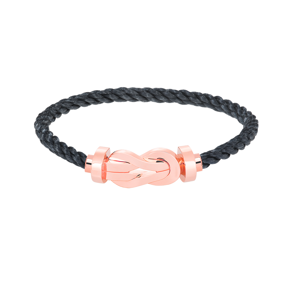 [Max Jewelry ]CHANCE LARGE 8 FIGURE BUCKLE NO DIAMOND BRACELET ROSE GOLD