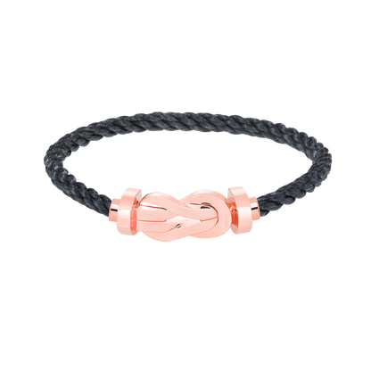 [Max Jewelry ]CHANCE LARGE 8 FIGURE BUCKLE NO DIAMOND BRACELET ROSE GOLD