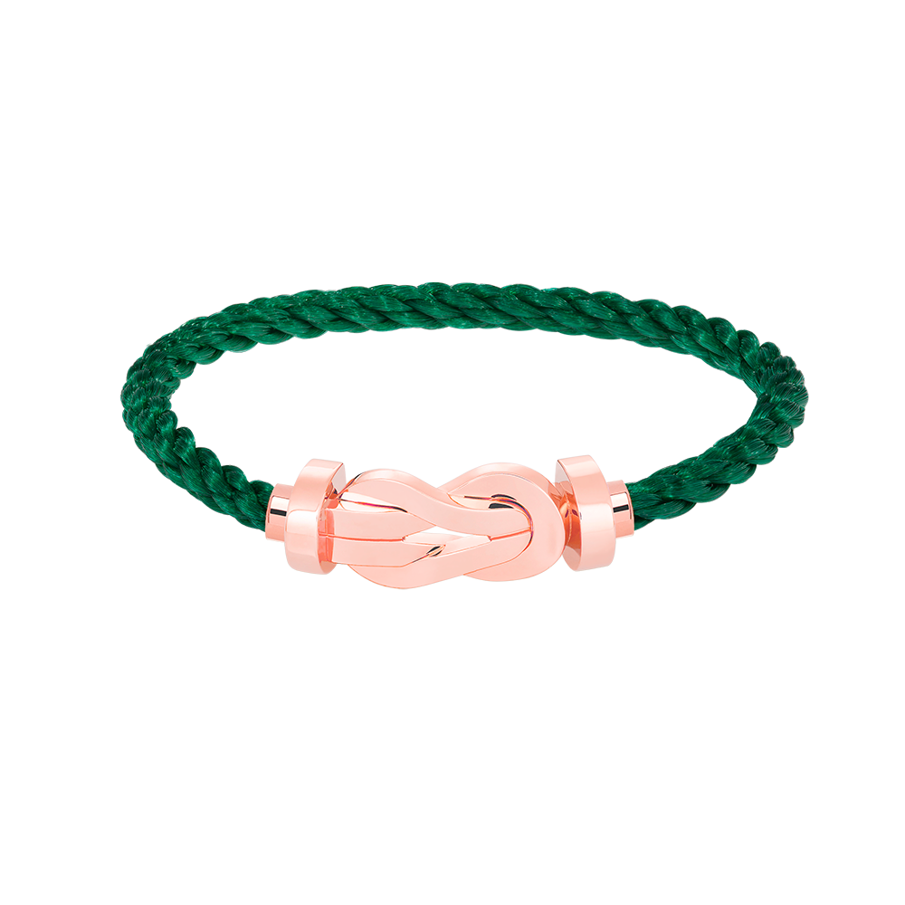 [Max Jewelry ]CHANCE LARGE 8 FIGURE BUCKLE NO DIAMOND BRACELET ROSE GOLD