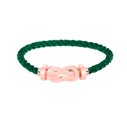 [Max Jewelry ]CHANCE LARGE 8 FIGURE BUCKLE NO DIAMOND BRACELET ROSE GOLD
