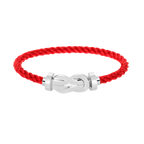 [Plus&Max]CHANCE LARGE 8 FIGURE BUCKLE NO DIAMOND BRACELET SILVER