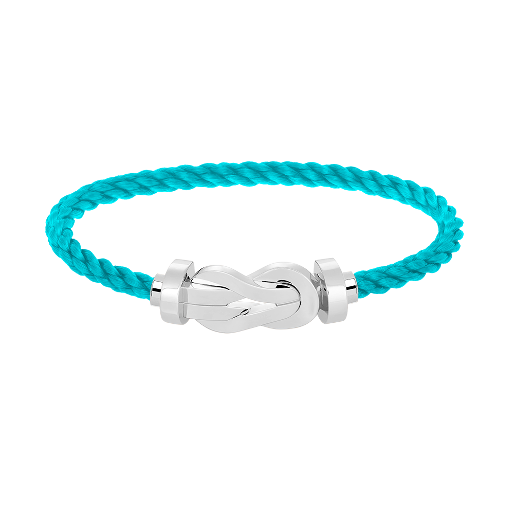 [Max Jewelry ]CHANCE LARGE 8 FIGURE BUCKLE NO DIAMOND BRACELET SILVER