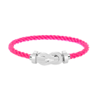 [Plus&Max]CHANCE LARGE 8 FIGURE BUCKLE NO DIAMOND BRACELET SILVER