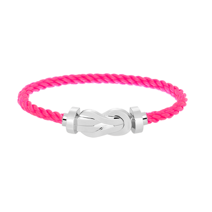 [Max Jewelry ]CHANCE LARGE 8 FIGURE BUCKLE NO DIAMOND BRACELET SILVER