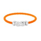 [Plus&Max]CHANCE LARGE 8 FIGURE BUCKLE NO DIAMOND BRACELET SILVER