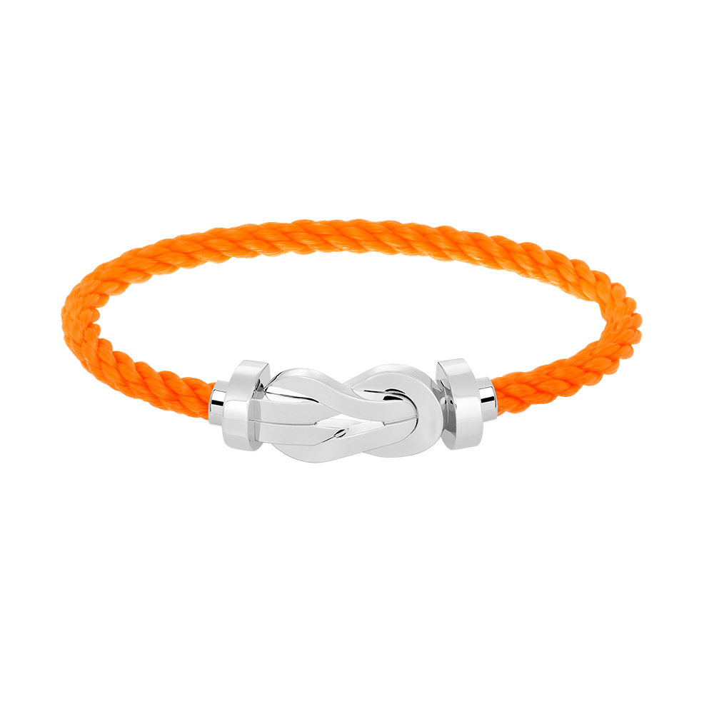 [Max Jewelry ]CHANCE LARGE 8 FIGURE BUCKLE NO DIAMOND BRACELET SILVER