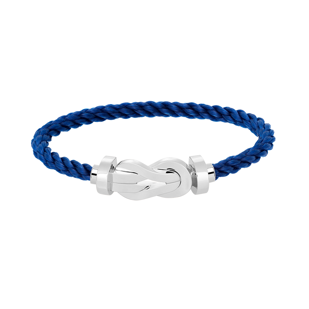 [Max Jewelry ]CHANCE LARGE 8 FIGURE BUCKLE NO DIAMOND BRACELET SILVER