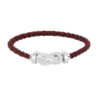 [Plus&Max]CHANCE LARGE 8 FIGURE BUCKLE NO DIAMOND BRACELET SILVER