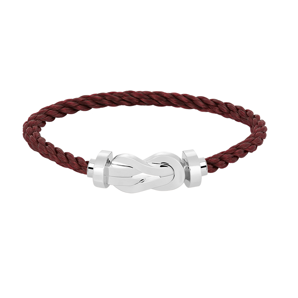 [Max Jewelry ]CHANCE LARGE 8 FIGURE BUCKLE NO DIAMOND BRACELET SILVER