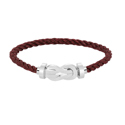 [Max Jewelry ]CHANCE LARGE 8 FIGURE BUCKLE NO DIAMOND BRACELET SILVER