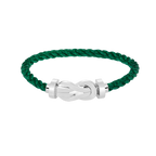 [Plus&Max]CHANCE LARGE 8 FIGURE BUCKLE NO DIAMOND BRACELET SILVER