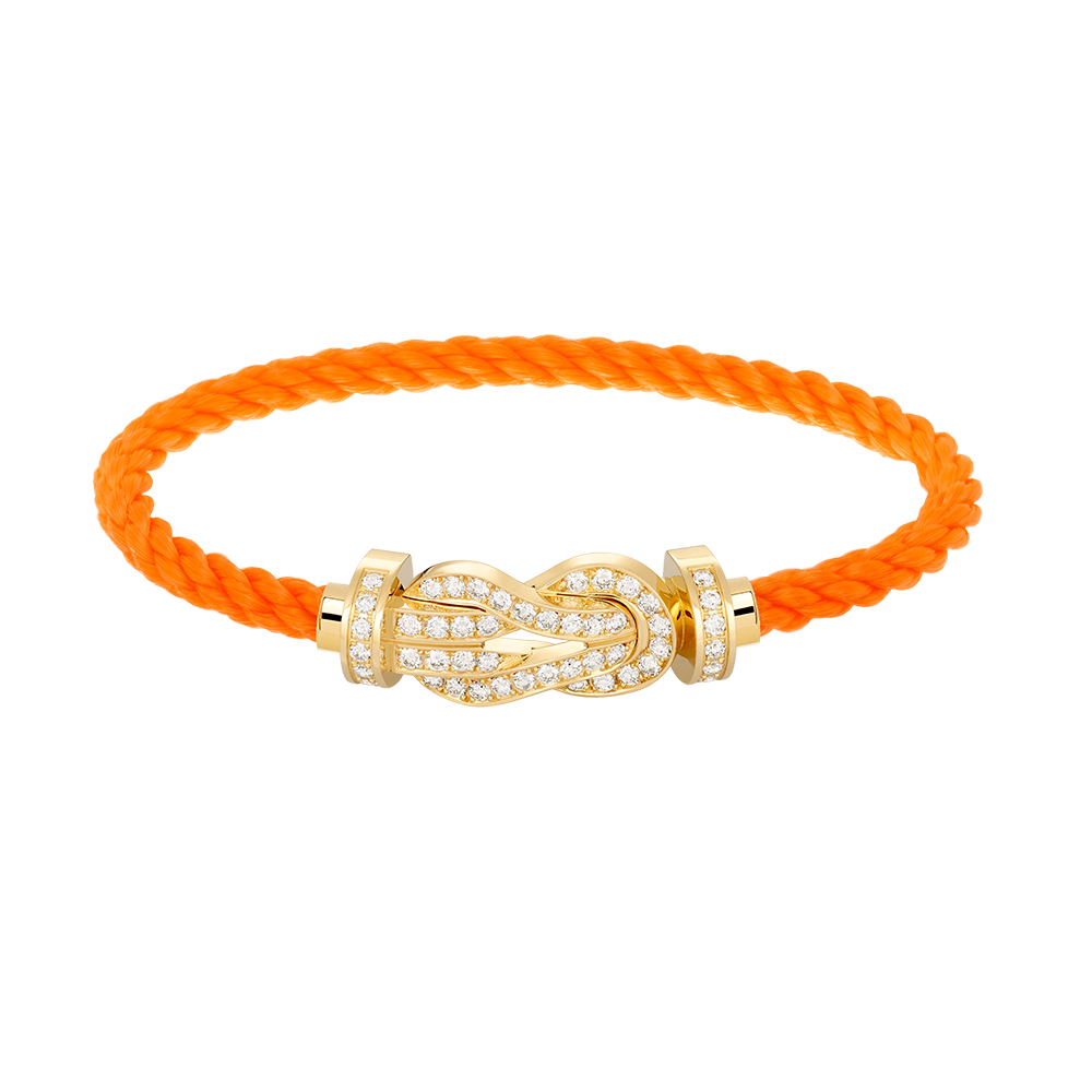 [Max Jewelry ]CHANCE LARGE 8 FIGURE BUCKLE FULLDIAMOND BRACELET GOLD
