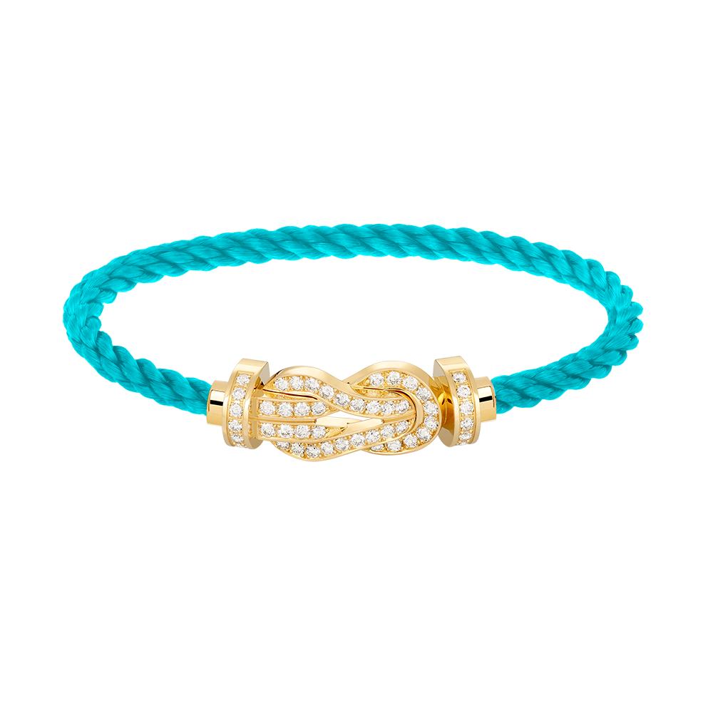 [Max Jewelry ]CHANCE LARGE 8 FIGURE BUCKLE FULLDIAMOND BRACELET GOLD