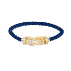 [Plus&Max]CHANCE LARGE 8 FIGURE BUCKLE FULLDIAMOND BRACELET GOLD