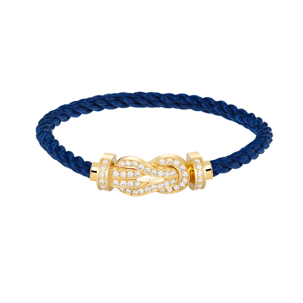 [Max Jewelry ]CHANCE LARGE 8 FIGURE BUCKLE FULLDIAMOND BRACELET GOLD