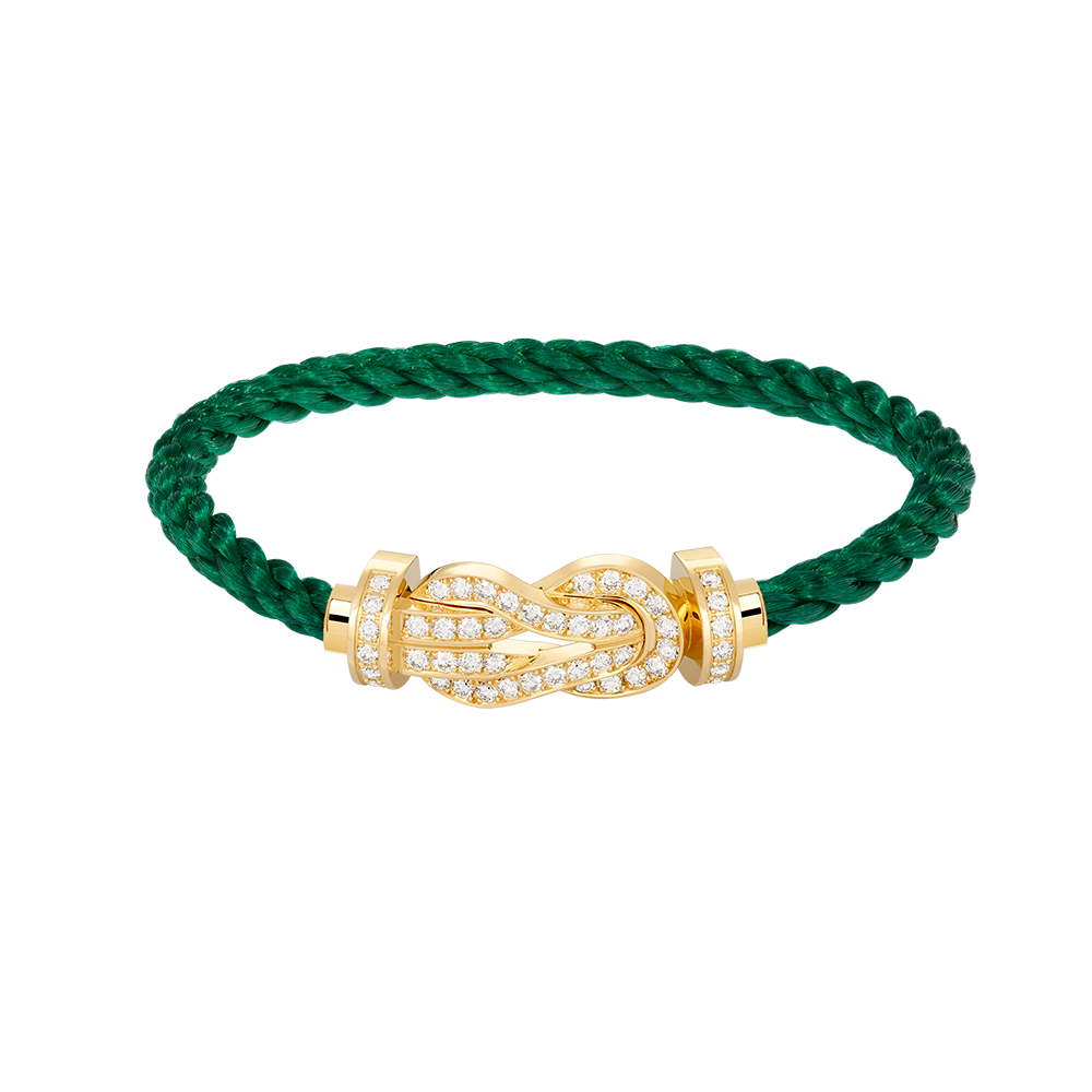 [Max Jewelry ]CHANCE LARGE 8 FIGURE BUCKLE FULLDIAMOND BRACELET GOLD