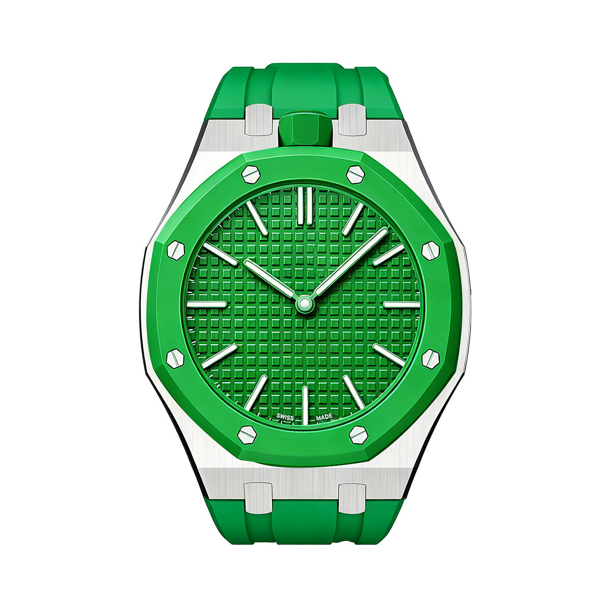 [Plus&Max]ROYAL OAK POP EXCLUSIVE STEEL CASE & SILICONE STRAP