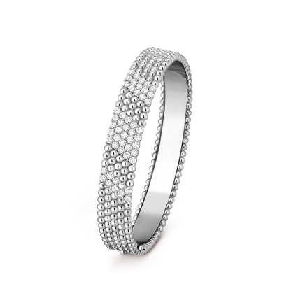 [Max Jewelry]  FIVE-ROW DIAMOND BRACELET