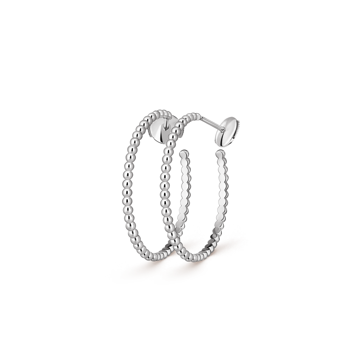 [Max Jewelry] SMOOTH BEAD STUD EARRINGS