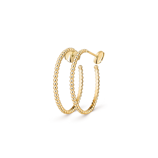 [Max Jewelry] SMOOTH BEAD STUD EARRINGS