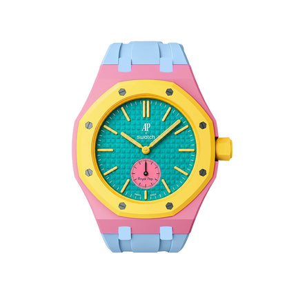 [Plus&Max]Royal Oak Pop Exclusive Bioceramic Case & Silicone Strap Mix Color