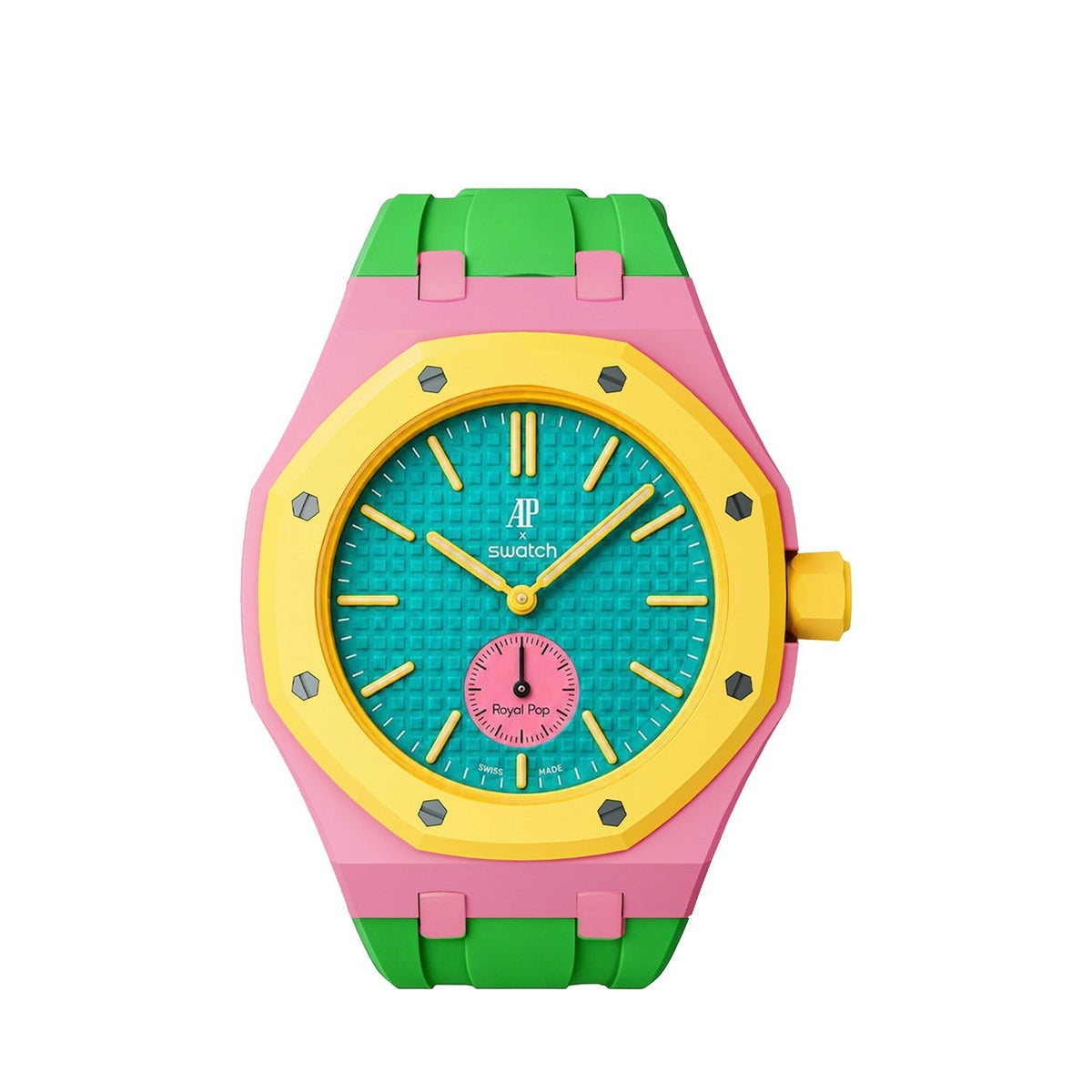 [Plus&Max]Royal Oak Pop Exclusive Bioceramic Case & Silicone Strap Mix Color
