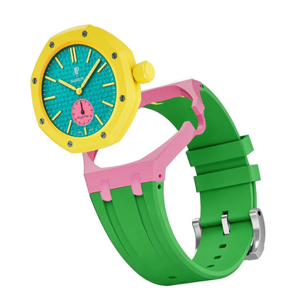 [Plus&Max]Royal Oak Pop Exclusive Bioceramic Case & Silicone Strap Mix Color