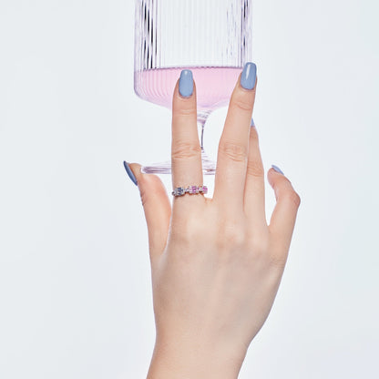 [Max Jewelry ]Unique Colorful Emerald Cut Party Ring
