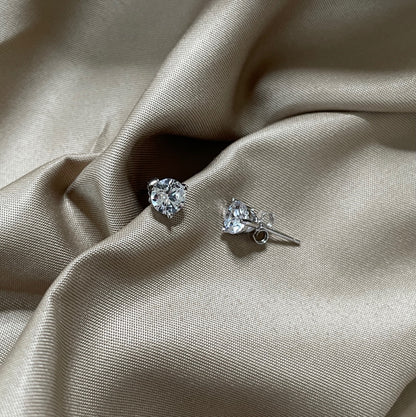 [Max Jewelry ]Dainty Round Shape Earrings