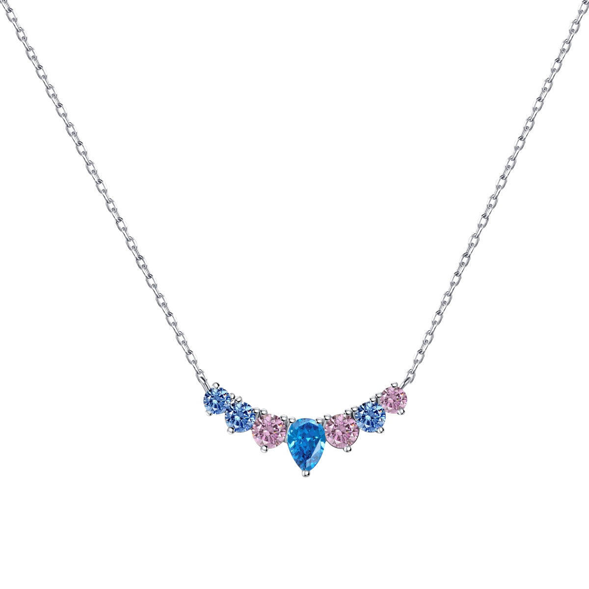 [Max Jewelry ]Dainty Colorful Heart Necklace