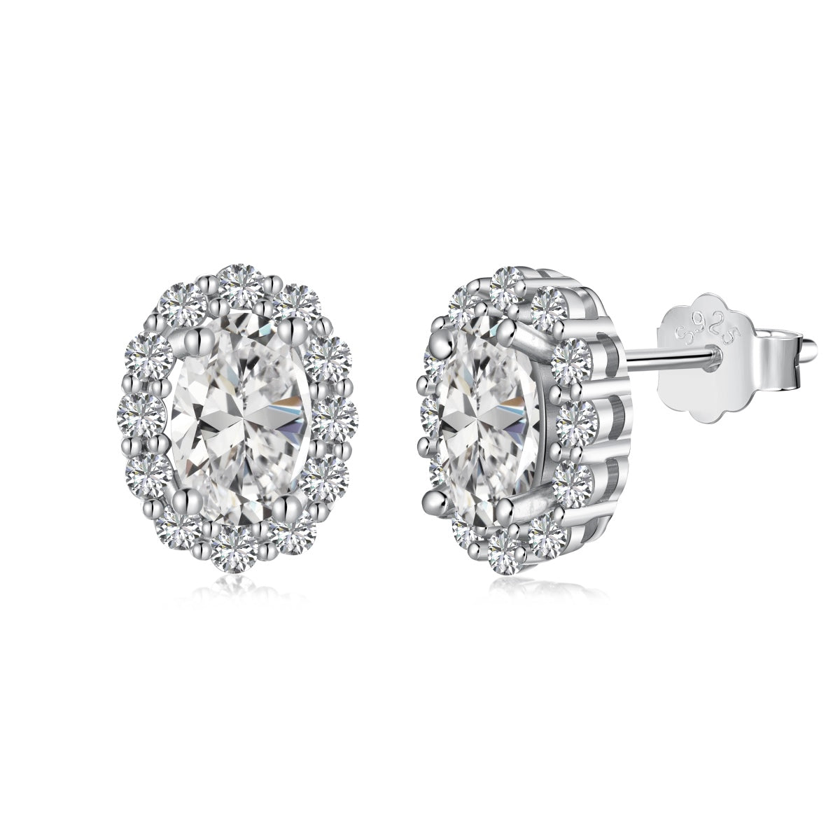 [Max Jewelry ]Delicate Unique Oval Cut Daily Earrings