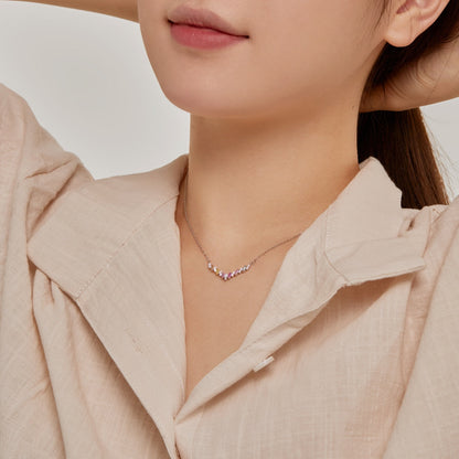 [Max Jewelry ]Dazzling Rainbow Necklace
