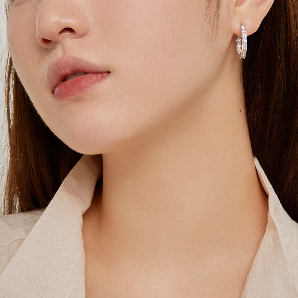 [Max Jewelry ]Unique Round Cut Daily Earrings